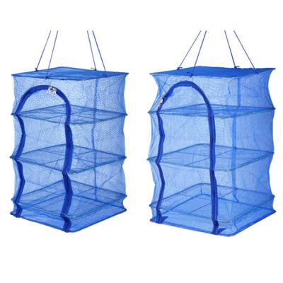 China Professional Eco-friendly Fish Manufacturer In China High Quality Hanging Folding 3 Layer Fish Drying Net for sale