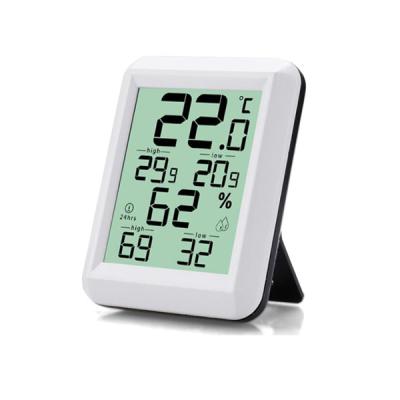 China Outdoor Kitchen Thermometers Digital LCD Thermometer Hygrometer Home Room Temperature Humidity Meter for sale