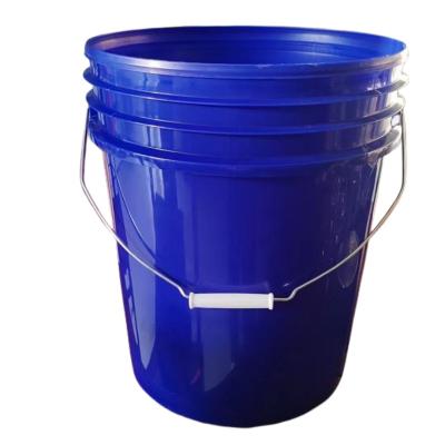 China Tamper Proof Plastic Round Pail Durable 5 Gallon Pails With Lids Customized Printing And Logo for sale