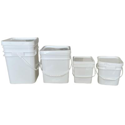 China Customized Tamper Proof Plastic Bucket 1 L to 10 L Plastic Bucket for sale