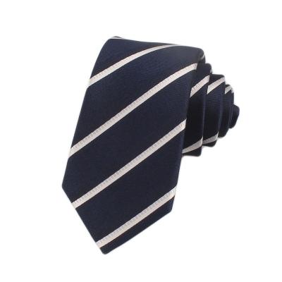 China 100% Dacheng Best Selling Mens Suit Tie Silk Woven Mens Fashion Tie Stripe Tie for sale