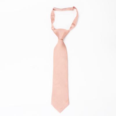 China hot sale 100 silk fashion strap pink silk tie with hook loop for sale