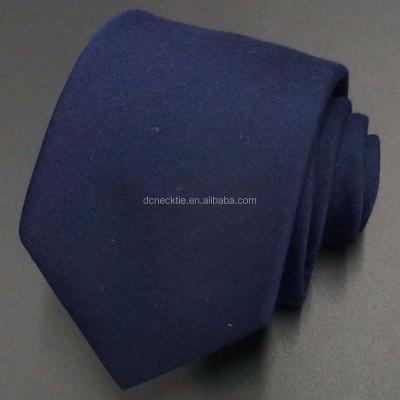 China navy 100 wool silk single tie for sale