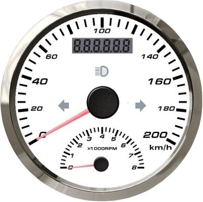 China New Style 85mm GPS Speedometer With Speedometer KMH Gauge 85mm for sale