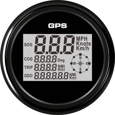 China Universal 85mm Digital GPS Tachometer 12V24V Odometer Digital Speedometer For Motorcycle 85mm for sale