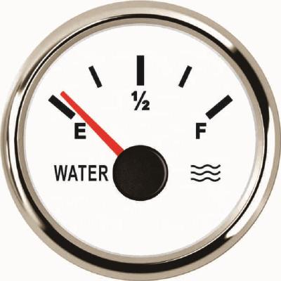 China 52mm Water Level Gauge 0-190ohm For Car Boat Truck Water Tank 12V/24V Level Meter 52mm for sale