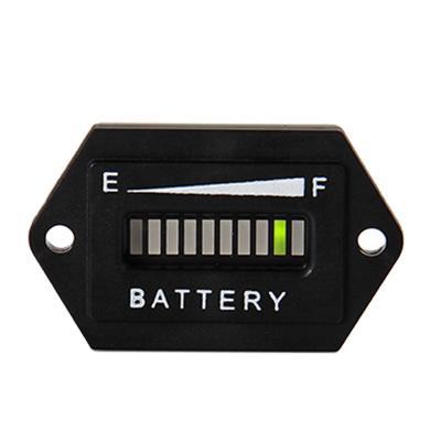 China Copper LED Battery Indicator 12-24V 36V 48V 72V For Golf Carts Electric Vehicle Scooter Toy Car Marine for sale