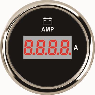 China ELING 52mm Ampere Digital Universal Ammeter Gauge Display Universal 80A For Marine Car Boat Machine for sale