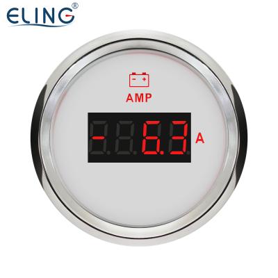 China Free Shipping Universal ELING 52mm Ampere Digital Ammeter Gauge Display 150A With Red Backlight 9-32V for sale