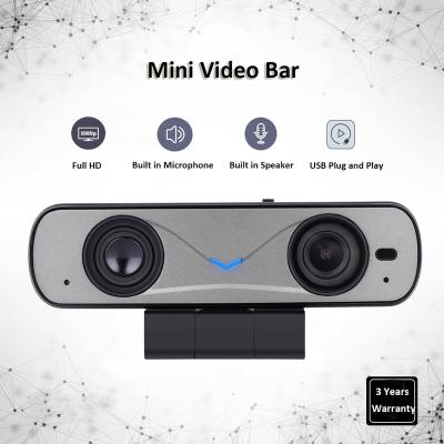 China Hot Sale USB2.0 2D 3D Digital Noise Reduction USB Video Conference Mini Video Soundbar Web Camera For Video Conferencing for sale