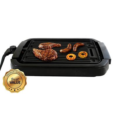 China Hot Sales Reversible Pan Kebab Kebab Easily Cleaned Electric Grill for sale