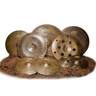 China B20 Chang Cymbals AB Bronze Fossil Cymbals Set Pack With Freestanding Cymbals Bag for sale