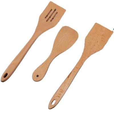 China High Grade Bamboo Spatula Kitchenware Eco - Friendly Wooden Spoon Sustainable Kitchenware for sale