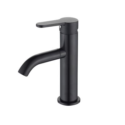 China WANDOO Faucets Thermostatic Bathroom Basin Mixer Tap Sale Black Stainless Steel Flexible Body OEM for sale