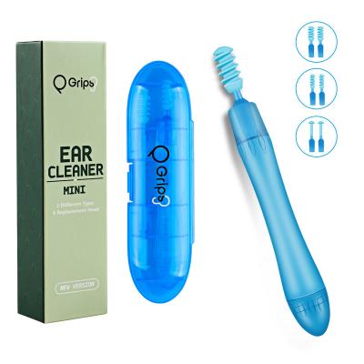 China Household Q Types Ear Cleaner Earwax Remover Made Of Soft Silicone For Earwax Cleaning for sale