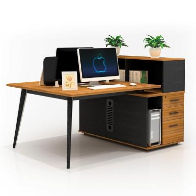 China Latest Design Popular New Fashion Adjustable Office Furniture (Height) Wooden Steel Executive Manager Single Office Desk for sale