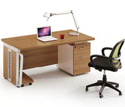 China Adjustable (Height) Customized Simple Style Wood Desk Table Wooden Height Computer Desk for sale