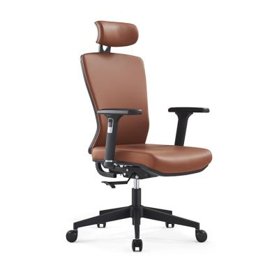 China 2021 Latest Product High Durability (Height) Practical Adjustable In Running Luxury Office Chairs Leather for sale