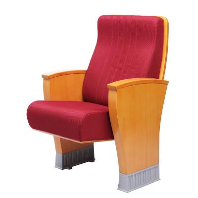 China Foldable Popular Auditorium Chair Hall Seat With Table Church Chair for sale