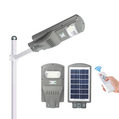 China ROUTE wholesale 90 watt 60 watt 30 watt all in one solar led street light price list lights solar street light with inbuilt battery for sale