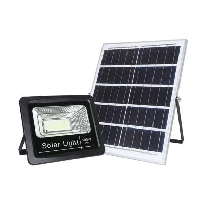 China Wholesale Price IP67 Solar Panel Flood Lights Waterproof Outdoor Lighting ABS Housing 30w 60w 100w 200w Solar Led Flood Lamp for sale