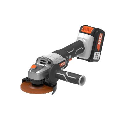 China Must Insert Battery Pack (Additional Purchase) Good Price Orange/Housing PA6-GF30 Blue/Red Easy To Carry Cordless Angle Grinder For Material Sanding for sale