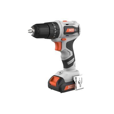 China Need to insert a battery pack new design cordless impact driver 18V/20V two-speed brushless hammer drill (additional purchase) for sale