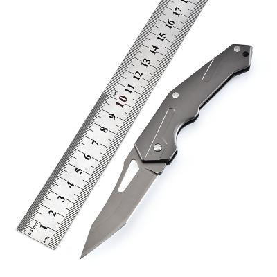 China Household Non-variable Wholesale Knife Stainless Steel Folding Knife Manufacturer Self-defense Folding Outdoor Portable Knife High Ha for sale