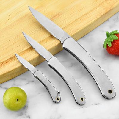 China Wholesale Non-variable Manufacturer Stainless Steel Fruit Knife Pocket Knife Outdoor Portable Folding Mini Folding Knife for sale