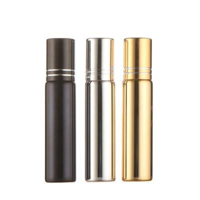 China Mini Perfume Cosmetic Gold Vials 1ml2ml3ml4ml5ml10ml15ml20ml50ml UV Bottle For Travel Packaging for sale