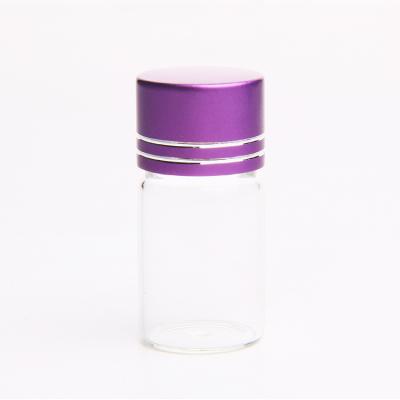 China Hot Selling Perfume Sample Bottle Mini Essential Oil Glass Bottle, Small Glass Tube 1ml2ml3ml5ml Screw Cap Empty Bottle 2ml Scent Tester Vials for sale