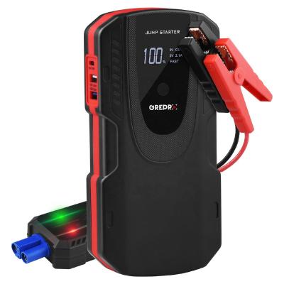 China 12V Touring Car OEM 12800mah Emergency Power Bank Battery Booster Portable Auto Jump Starter Power Banks for sale