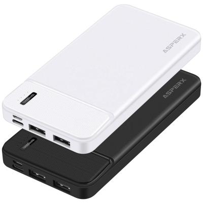 China AsperX High Capacity Powerbank 10000mah Small Power Bank Mobile Phone Fast Power Charger Support Charging USB Output Power Bank Dual Power Bank for sale