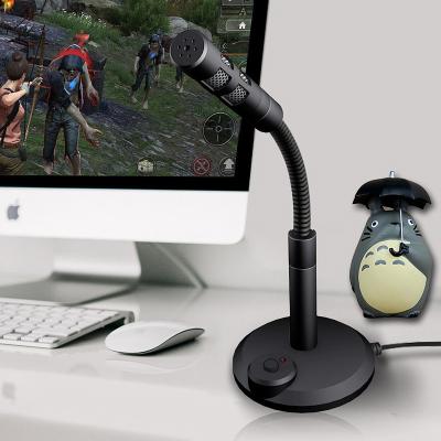 China Desktop Condenser Mic Recording Live Microphone AsperX Mini USB Microphone 3.5mm Gooseneck Microphone for sale