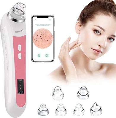 China WiFi Plastic Obvious Nose Pore Remover ABS Factory Blackhead Remover Vacuum Camerca Black Head Clean Remover With Vacuum Suction for sale