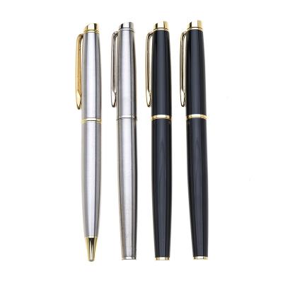 China Classic Stationary Ball Pen Signature Classic Gel Pen Logo Metal Pen Custom Made Promotional for sale