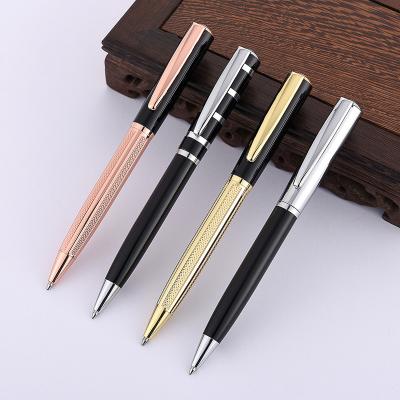 China office & School Pen New Business Office Spin Ballpoint Pen, Custom Business LOGO Meeting Metal Gift Ballpoint Pen A83 for sale