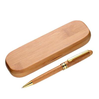 China office & Wooden Ballpoint Pen School Pen Wholesale Spinning Bamboo Ball Pens Kit Wooden Ballpoint Pens for sale