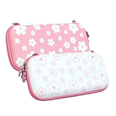 China Fanshion Customized Cherry Blossom EVA Waterproof Hard Shell Switch Case LITE Game Accessories Zipper Switch Bag for sale