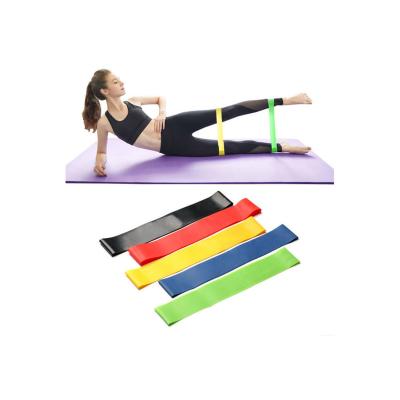 China For Stretching Training Loop Mini Leg Success Resistance Sets 5 Pcs Small Pack Yoga Exercise Elastic Bands Fitness for sale