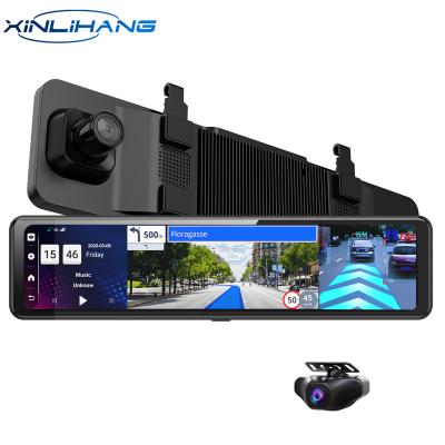 China Full HD 4k Android 8.1 12inch 4G Remote Monitor Mirror Car DVR with GPS Navigation and WIFI ADAS WiFi APP Live View Monitor for sale