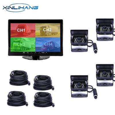 China X22 AHD 1080P 10inch 4ch Car Monitor DVR Vehicle Truck Night Vision Rear View Camera Support SD Card Recording G13 for sale