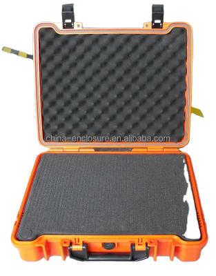 China ABS plastic waterproof tool case can custom any color Tool Suit Case black/orange for sale