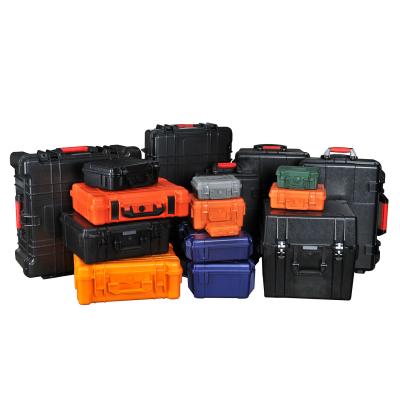 China Universal Super Hard Plastic Tool Case Gun Case With Wheels And Foam for sale