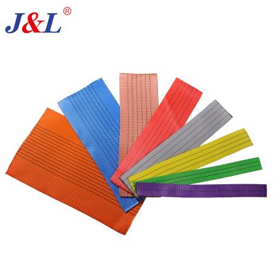 China Heavy Duty 100% Polyester JULI Webbing Belt EN1492-1 US Standard 100% ODM ODM Manufacturing 25mm-300mm With Web Slings for sale