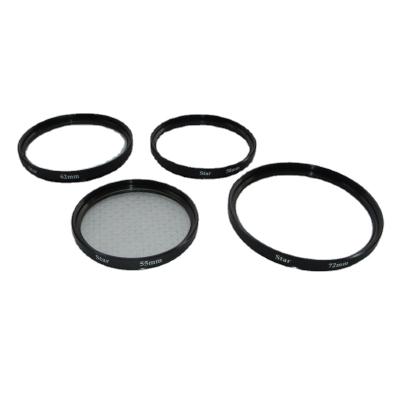 China Green.L Aluminum Alloys Lens Filter 4X 6X 8X Thin Camera Filter Variable Star Filter for sale