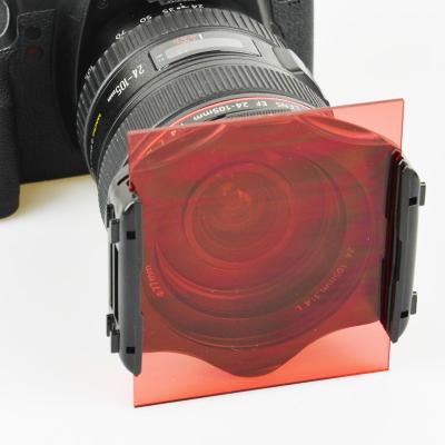 China Camera Stage Photography Green.L High Quality Square Optical Progressive Color Filter for sale