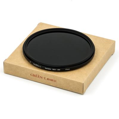 China Green.L 58MM Filter Lens ND2-ND2000 Waterproof Camera Filter Variable ND Filter for sale