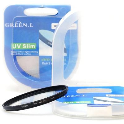 China +Optical Glass Aluminum Alloys Green.L Camera Optical Filter Filter UV Camera UV Filter for sale