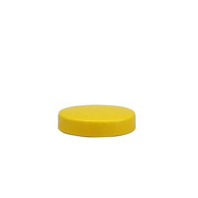 China Non Spill High Quality Metal Bottle Jar Lids Yellow Tinplate Bottle Screw Cap Custom Wholesale for sale